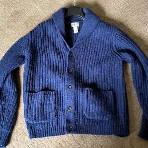 BLUE Lamb's Wool Sweater